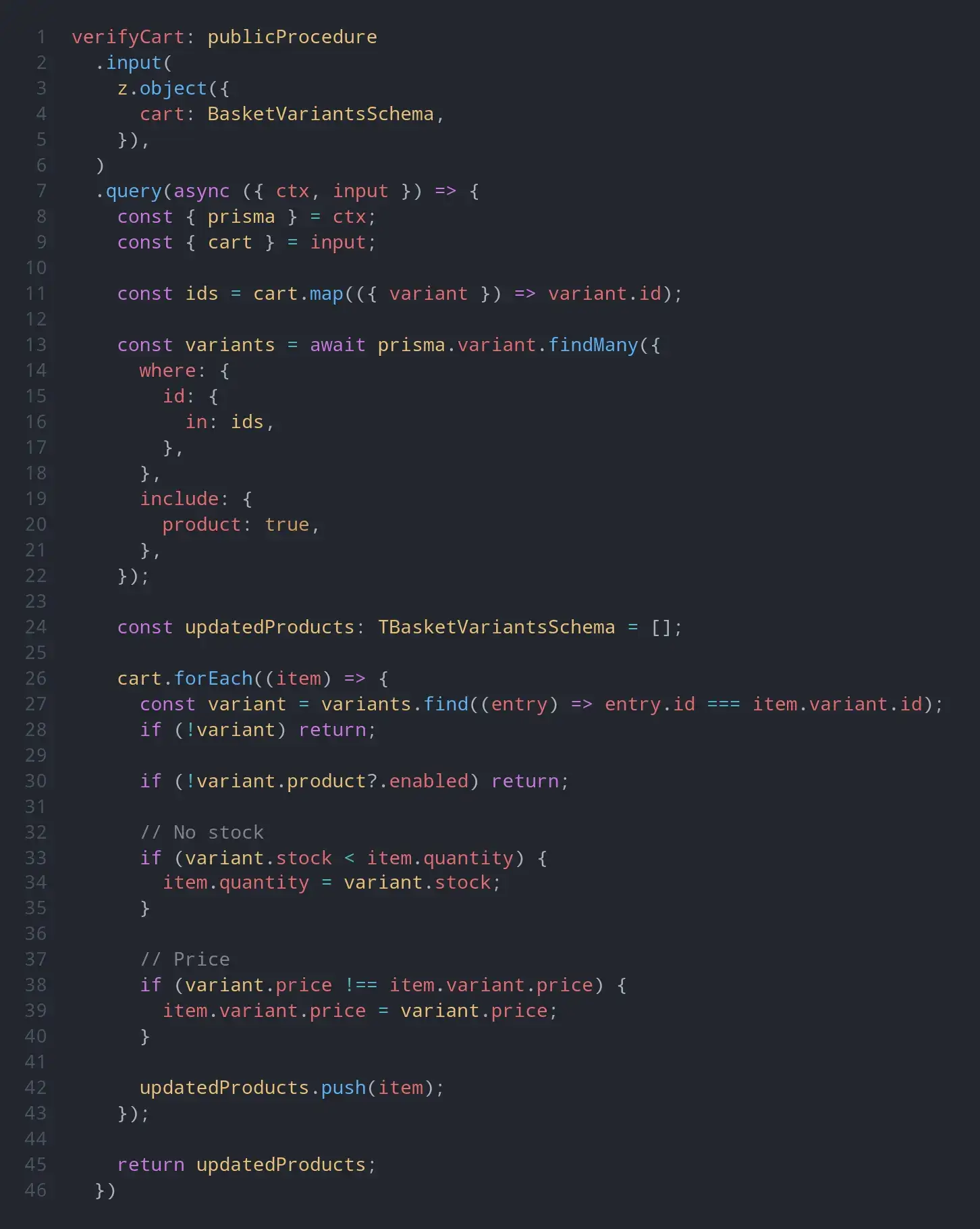 code snippet